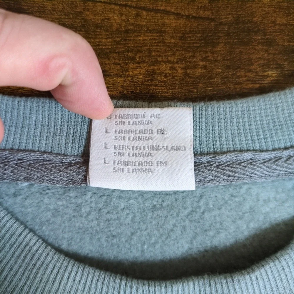 Columbia‎ Hart Mountain II Crew Sweatshirt Mens Large Sage Green